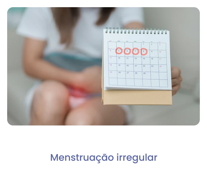 menstruação irregular
